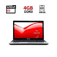 Ноутбук Б-класс Packard Bell EasyNote TE69KB/ 15.6" (1366x768)/ AMD E1-2500/ 4 GB RAM/ 500 GB HDD/ HD