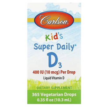 Carlson Kids Super Daily D3 400 IU 10.3 мл