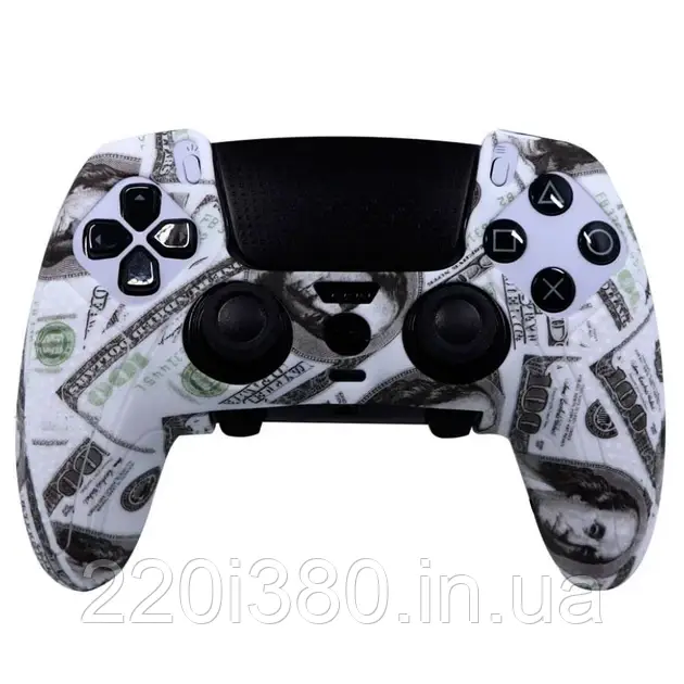 Силіконовий чохол для геймпада PS5 Dualsense Edge (money), фото 1