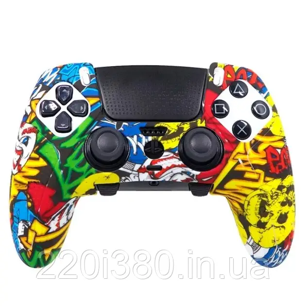 Силіконовий чохол для геймпада PS5 Dualsense Edge графіті