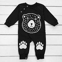 Человечек Malena для малышей с принтом медвежонок 86 см черный (137948842) TS, код: 8334313