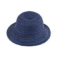 Шляпа соломенная Summer hat крупная вязка 56-58 Синий (17521) TS, код: 1895890