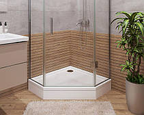 Душовий піддон «Белла» 1000 Білий А100 глянець, фото 4