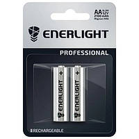 Аккумуляторные батарейки АА ENERLIGHT Professional AA 2100mAh BLI 2 шт N MN, код: 8365228