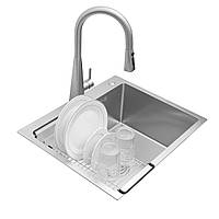 Коландер на мойку для посуды, корзина решетка (сетка) в мойку для сушки посуды Nett KSS-432