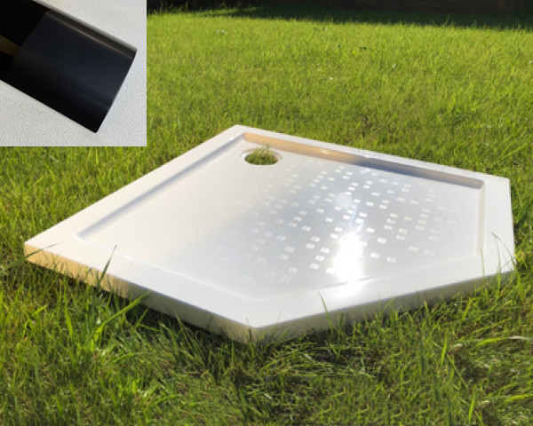 Душовий піддон «Белла» 800 Чорний А200М МАТ