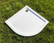 Душовий піддон «Жасмін» 900/R550 Білий А100 глянець, фото 3