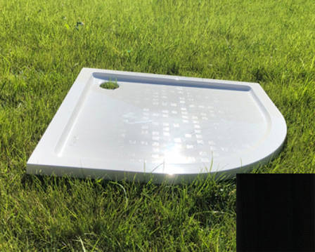 Душовий піддон «Жасмін» 900/R550 Чорний А200 глянець, фото 1