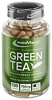 Натуральная добавка для спорта IronMaxx Green Tea 130 Caps ZK, код: 7614594