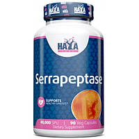 Серрапептаза Haya Labs Serrapeptase 40000 SPU 90 Veg Caps ZK, код: 8314953
