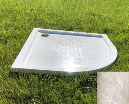 Душовий піддон «Жасмін» 900/R550 Арктик Т333 глянець, фото 1