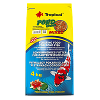 Сухой корм Tropical Pond Sticks Mixed для прудовых рыб, 4 кг (хлопья)