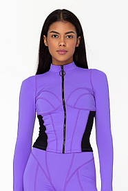 Спортивна жіноча кофта рашгард Designed for Fitness Summer Vogue Orchid XS S Violet IB, код: 8033969