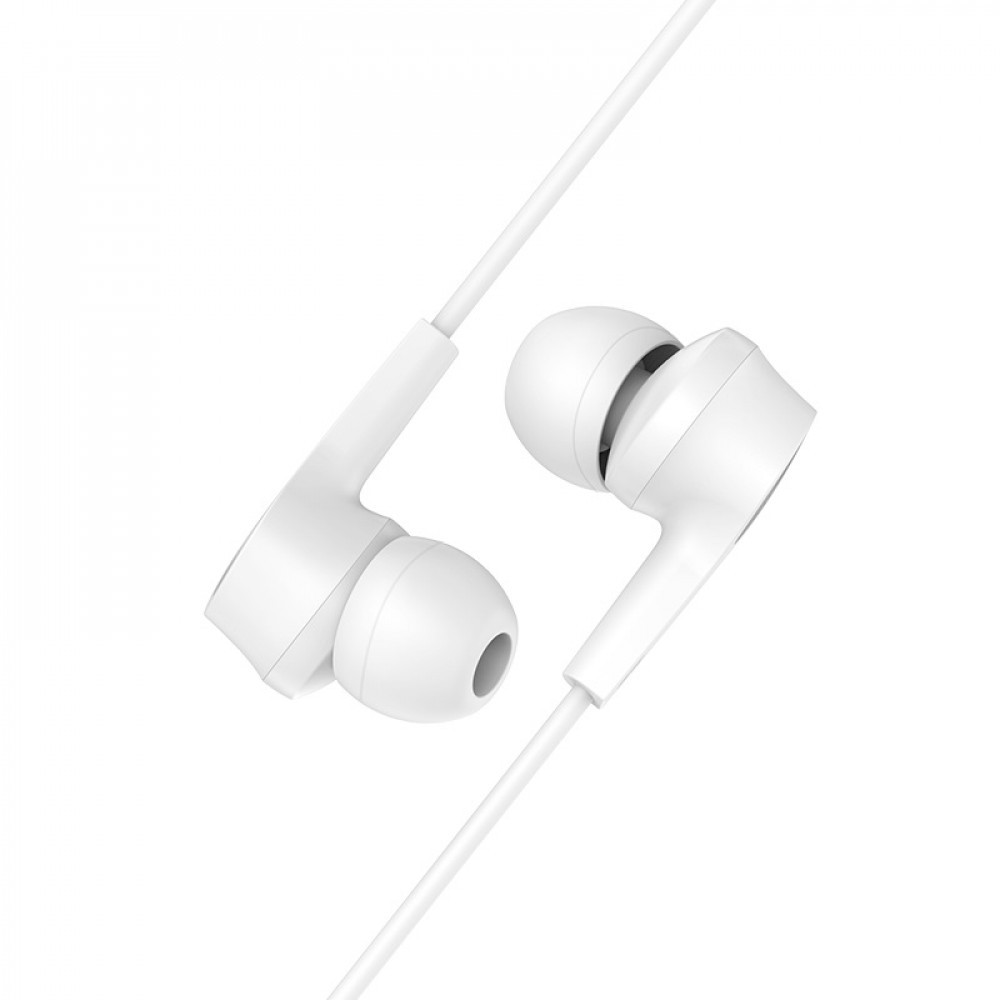 Навушники з мікрофоном 3.5mm — Hoco M50 Daintiness — White