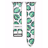 Ремінець Leather Series Flower Pattern Apple Watch 38 mm 40 mm 41 mm — Red Flower Arrows, фото 2