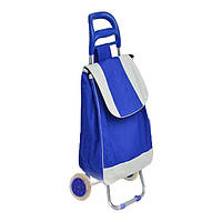 Тачка сумка на колесах кравчучка 95см Stenson E00317 Blue N IB, код: 8408411