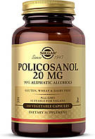 Solgar, Policosanol, 20 mg, 100 Vegetable Capsules