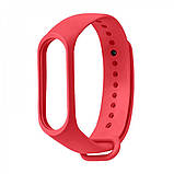 Ремінець Silicone Sport Band Xiaomi Mi Band 5 6 7 — Dark Red, фото 7