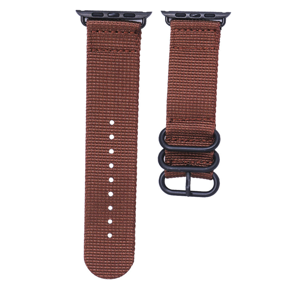 Ремінець Buckle Nylon Apple Watch 38 mm 40 mm 41 mm — Light Brown