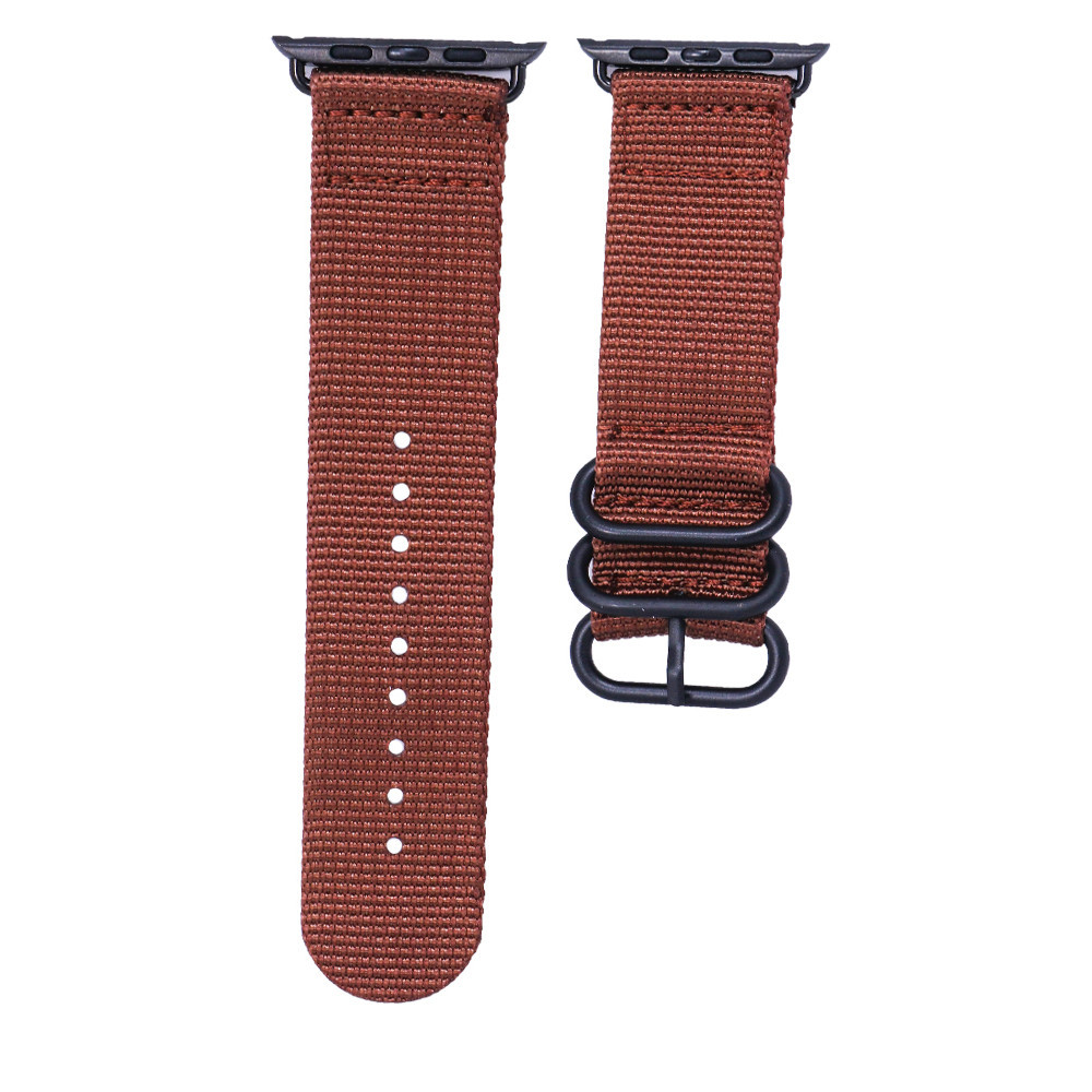 Ремінець Buckle Nylon Apple Watch 42 mm 44 mm 45 mm 49 mm — Light Brown