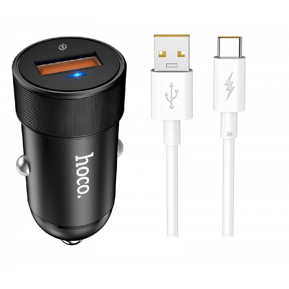 Car Charger | 4.0A | 1U  — Hoco Z32A — Black