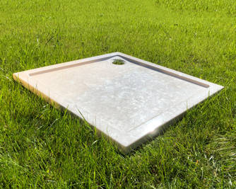 Душовий піддон «Лаура» 900 Арктик Т333 глянець, фото 1