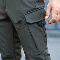 Мужские штаны карго хаки с боковыми карманами зауженные брюки тактические карго,штаны мужские