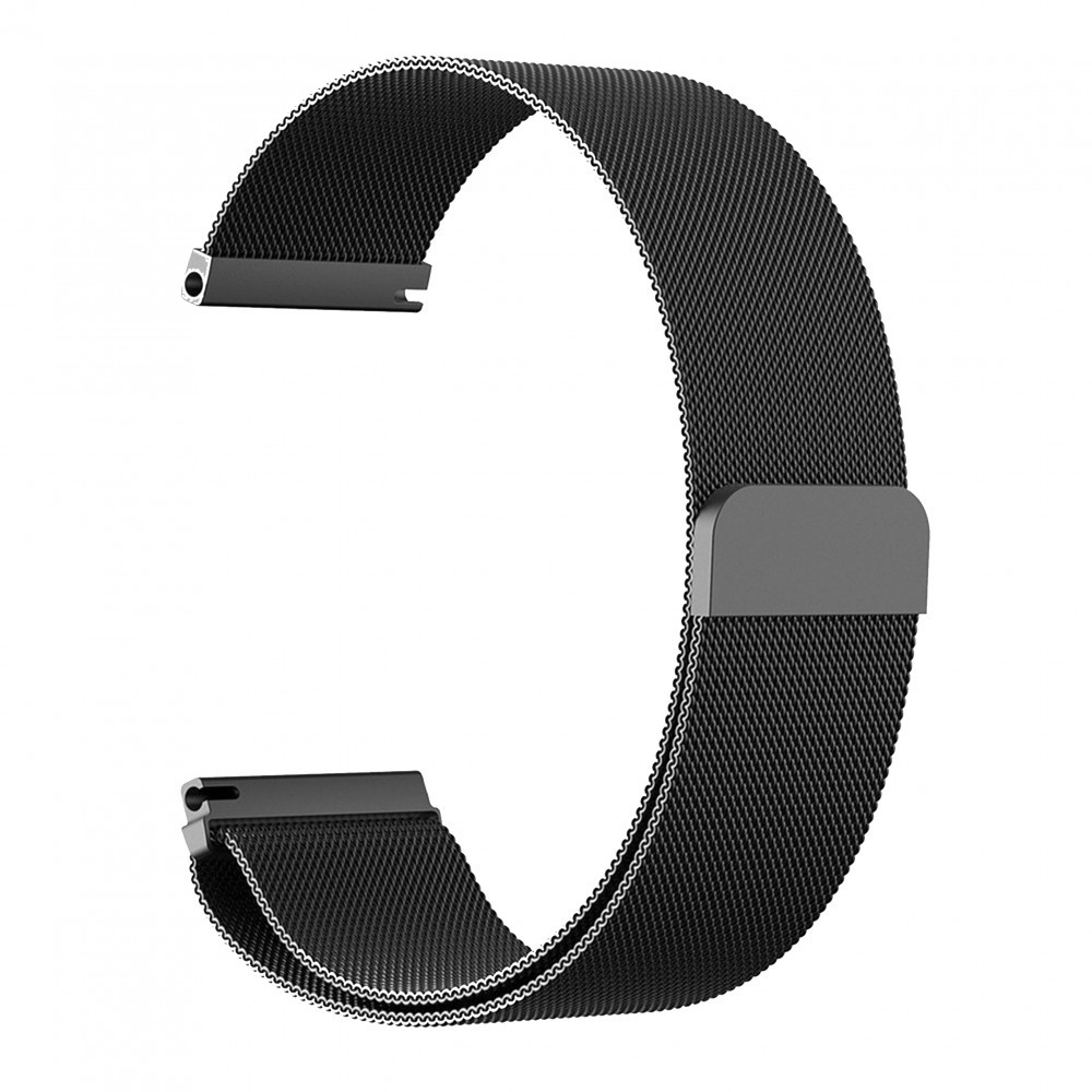 Ремінець Milanese Loop Універсальний 20 mm — Black, фото 1