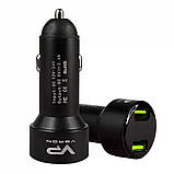 Car Charger 2.4A 2U Veron C-604A with LCD Long, фото 4
