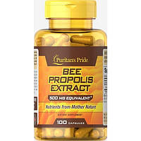 Натуральна домішка для імунітету Puritan's Pride Bee Propolis 500 mg 100 Caps MN, код: 8322316