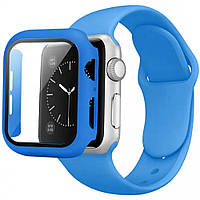Ремінець Silicon & Glass Apple Watch 41 mm — Sky Blue
