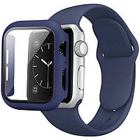 Ремінець Silicon & Glass Apple Watch 41 mm — Midnight Blue