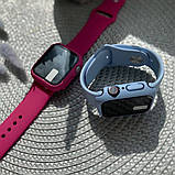 Ремінець Silicon & Glass Apple Watch 38 mm 40mm — Rose Red, фото 4
