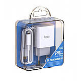 Home Charger 30W PD C to Lightning Cable (1m) Hoco C76A Pro — White, фото 2
