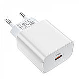 Home Charger 30W PD C to Lightning Cable (1m) Hoco C76A Pro — White, фото 6