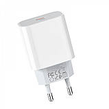 Home Charger 30W PD C to Lightning Cable (1m) Hoco C76A Pro — White, фото 7