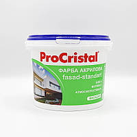 Краска акриловая фасадная Ирком ProCristal Fasad-Standart IP-131 3 л Белый IB, код: 7767732