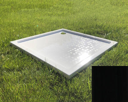 Душевой поддон «Лаура» 1000 Чорний А200 глянець, фото 1