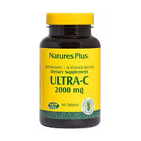 Вітамін C Nature's Plus Ultra-C 2000 mg 60 Tabs GL, код: 7520603