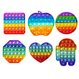 Іграшка-антистрес Pop IT — Квадрат Червоний, фото 2