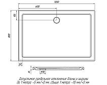 Душовий піддон «Титан» Білий А100 глянець, фото 5