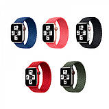 Ремінець Braided Solo Loop (M) — Apple Watch 38 mm | 40 mm | 41 mm — Atlantic Blue, фото 2