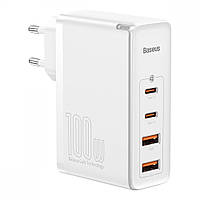 Home Charger | 100W | GaN2 | 2U | 2C Baseus (CCGAN2P-L) Pro Quick Charger CCGAN2P-L02 White