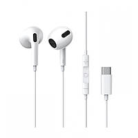 Навушники Type C з мікрофоном Veron VH7C ; HI-FI Audio