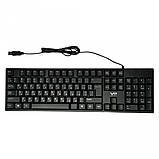 Комплект клавіатури та миші Veron X30 USB Corded (UA+En+RU), фото 3