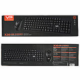 Комплект клавіатури та миші Veron X30 USB Corded (UA+En+RU), фото 5