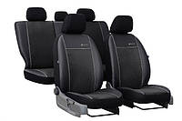 Авточехлы Seat Toledo 1991-1999 POK-TER Exclusive екокожа с черной вставкой алькантары IB, код: 8151776