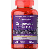 Антиоксидант Puritan's Pride Grapeseed Extract 100 mg 200 Caps MN, код: 7518841