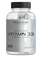 Витамин D для спорта Powerful Progress Vitamin D3 100 Caps ZK, код: 7761337