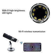 Wifi мікроскоп цифровий акумуляторний з 1000Х-кратним збільшенням KKMOON BW-1000 (100678) IB, код: 2565185, фото 3